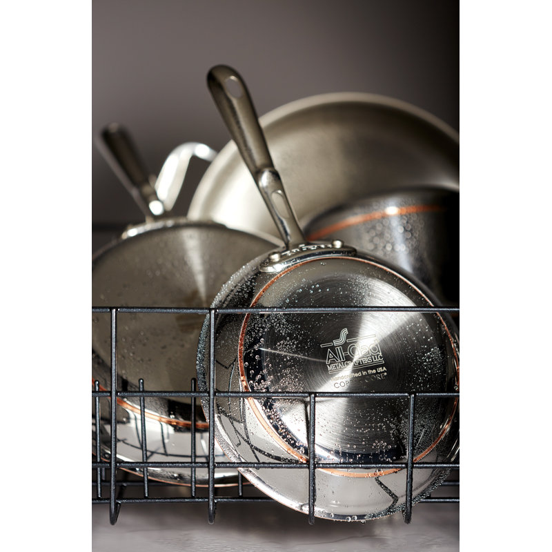 AllClad Copper Core® 14 Piece Stainless Steel Non Stick Cookware Set & Reviews Wayfair